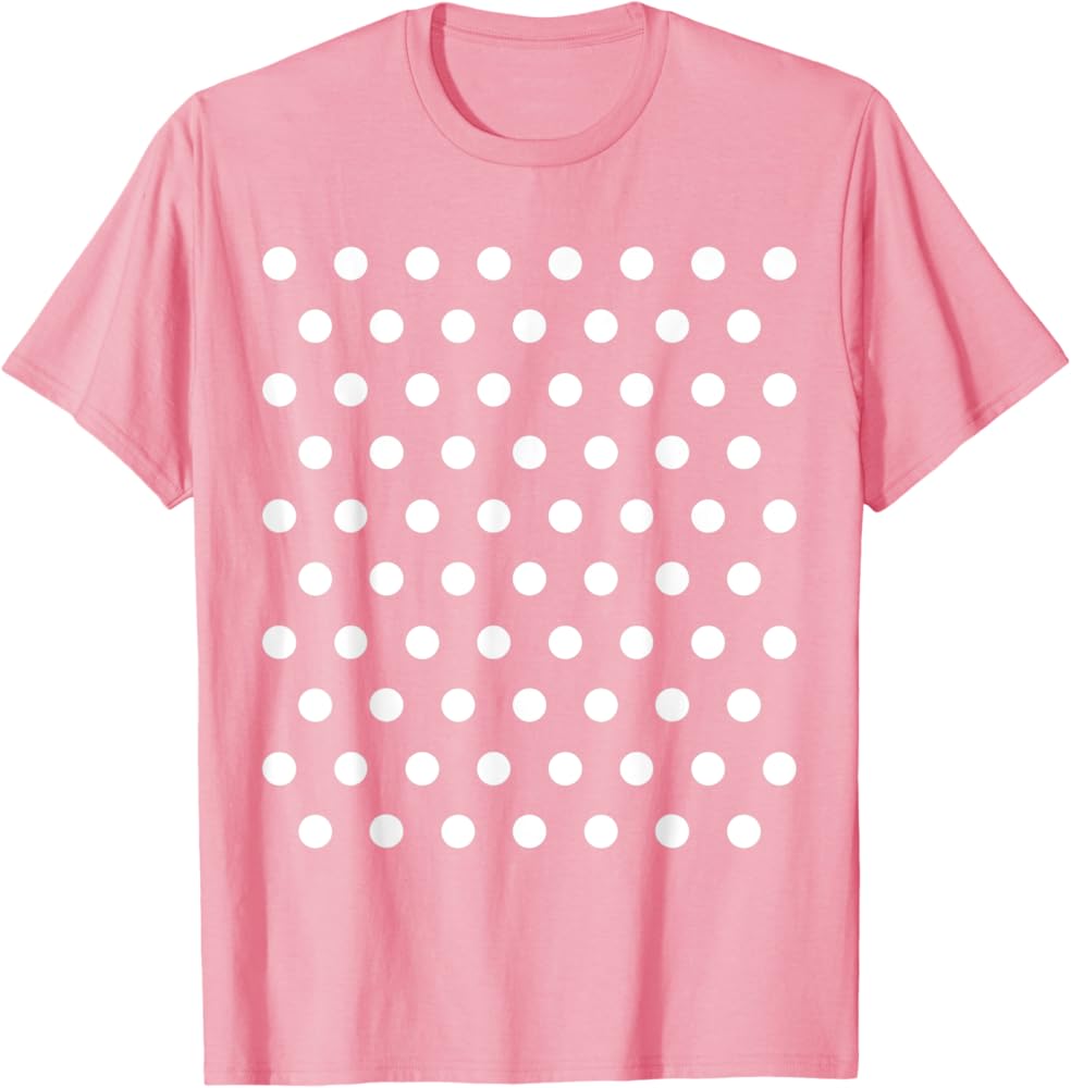 【Mサイズ】Tシャツ ピンク Amazon | 白 水玉 ピンク Tシャツ Tシャツ | Tシャツ
